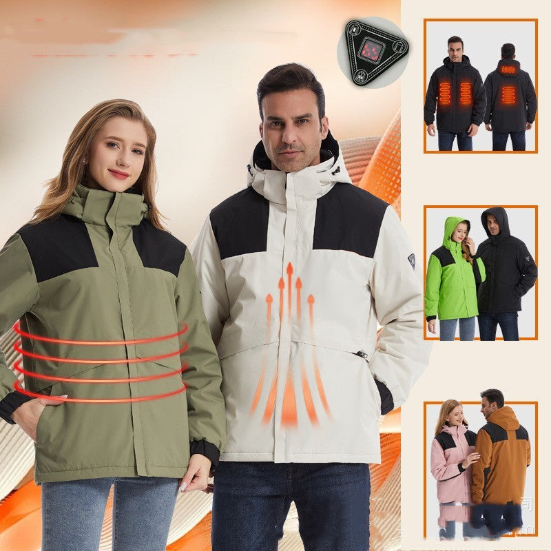 Outdoor Sports Electric Heating Outdoor Jacket Coat