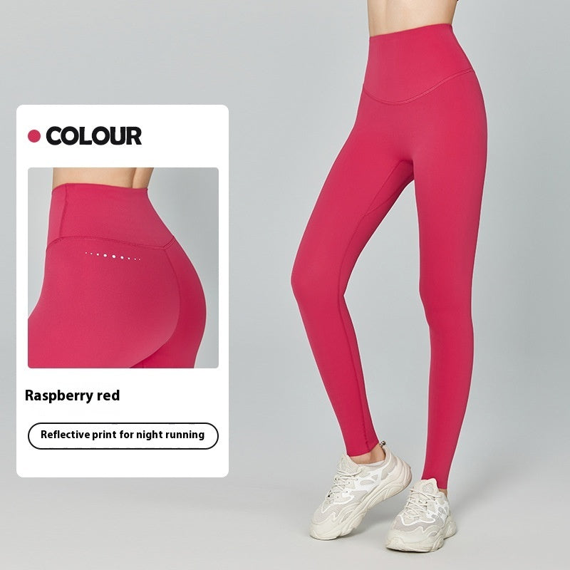 Outdoor Running Outerwear High Waist Hip Lift Sports Tights For Women