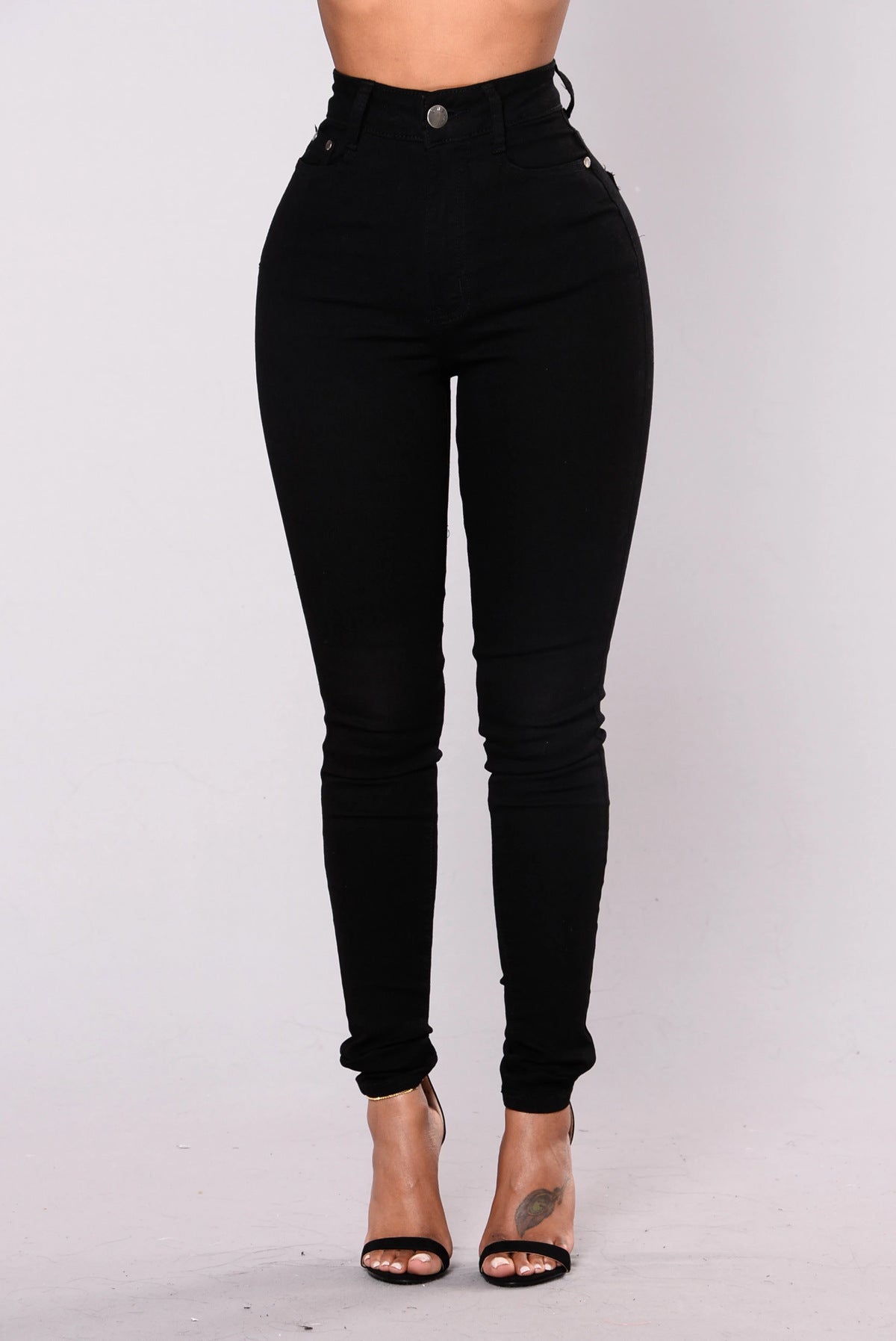 Stretch Hip Lift Denim Skinny Pants