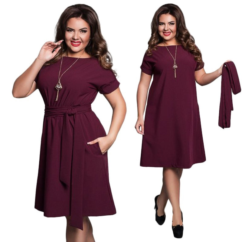 Plus size dress for women big size ladies clothing