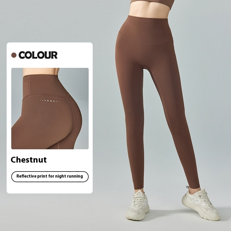 Outdoor Running Outerwear High Waist Hip Lift Sports Tights For Women