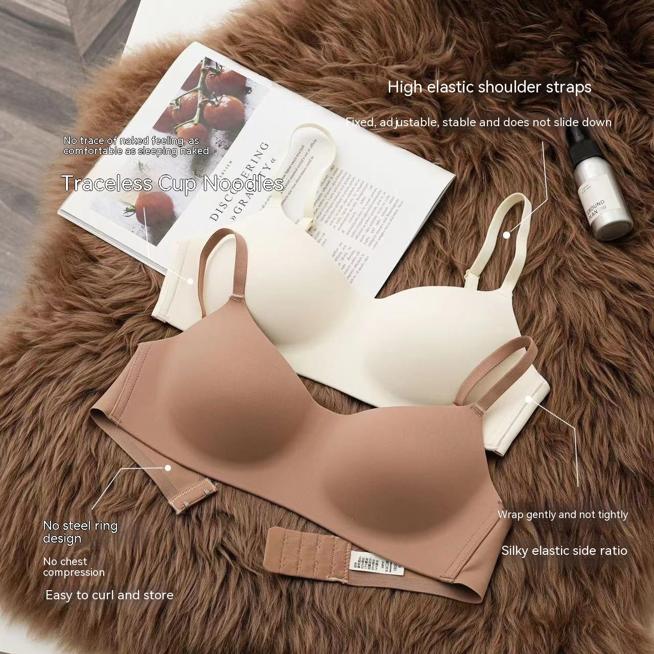 Women's Fashion Chest Gather Push Up Anti-SAG Underwired Bra