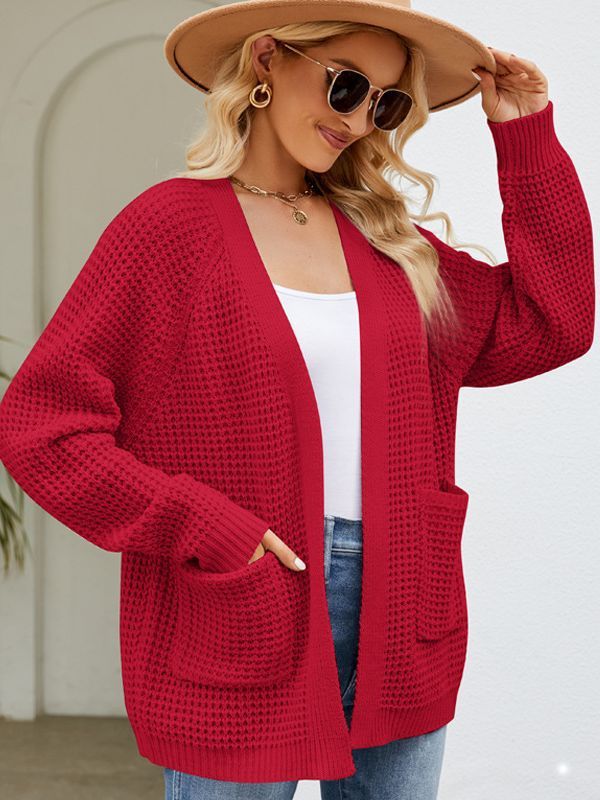 Idle Style Knitted Sweater Coat For Women