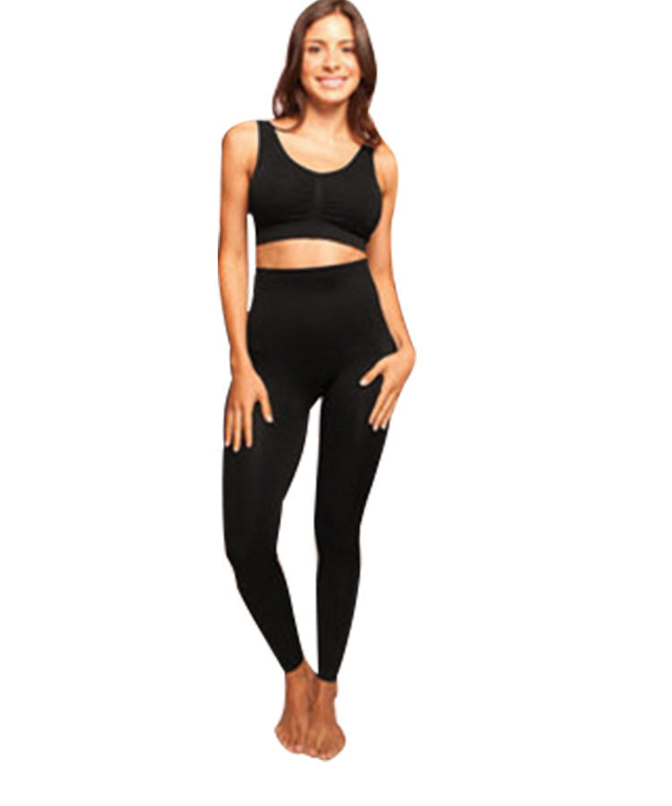 Women's Tight Seamless High Waist Bodybuilding Basic Trousers